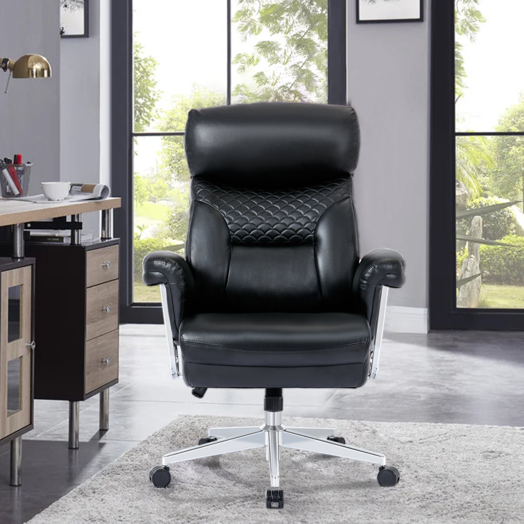 Beautyrest malachy faux discount leather manager chair